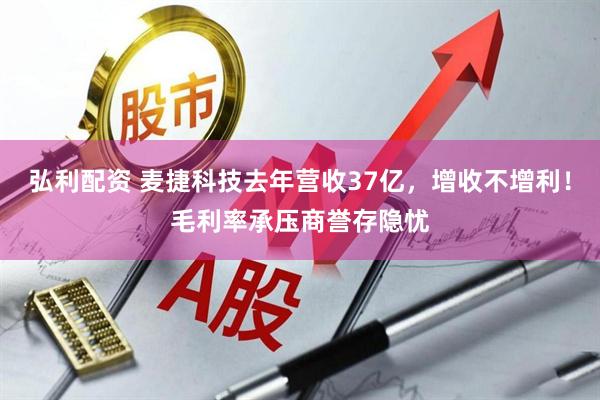弘利配资 麦捷科技去年营收37亿，增收不增利！毛利率承压商誉存隐忧